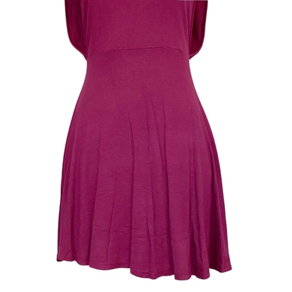 Cranberry Red Sleeveless Mini Dress with Open Back - Picture 9 of 15